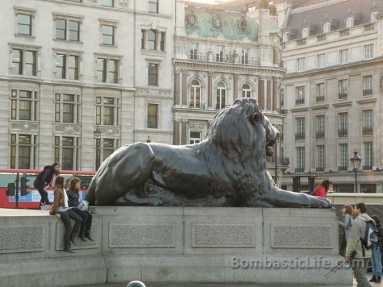 Lion Statue in Trafalgar Square