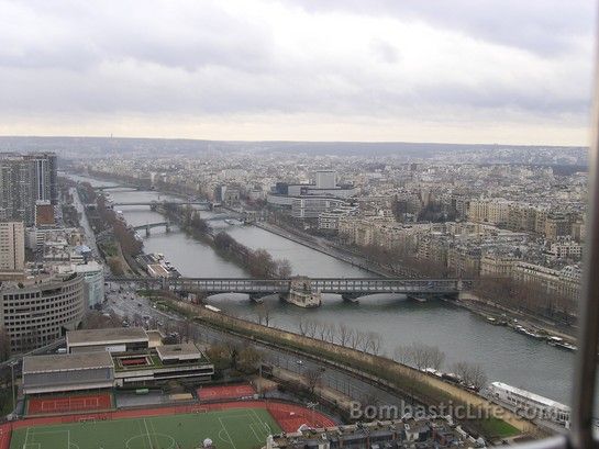 View from the Eiffel Tower in Paris, France