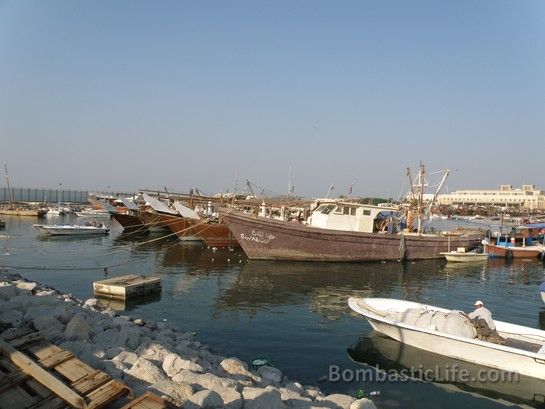 Fishing Boats near the Sharq Fish Market in Kuwait