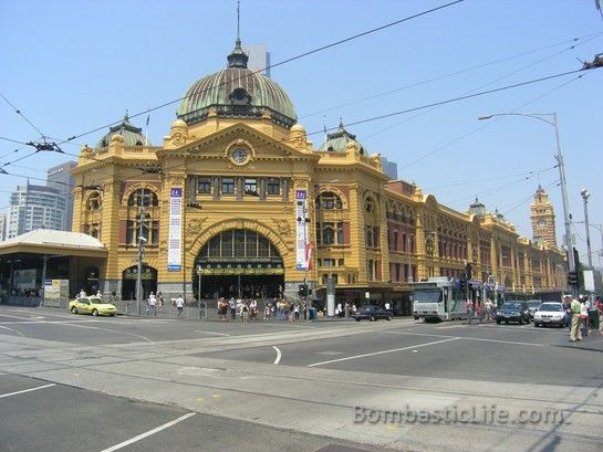 Flinders Street Train Station in Melbourne, Australia