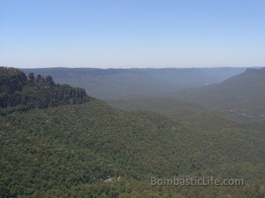The Blue Mountains in New South Wales, Australia.