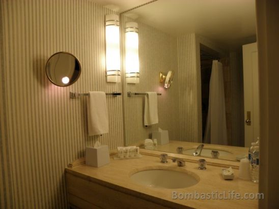Bathroom of Our Suite at Le Meridien King Edward Hotel in Toronto