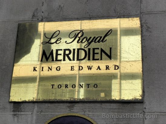Le Meridien King Edward Hotel in Toronto