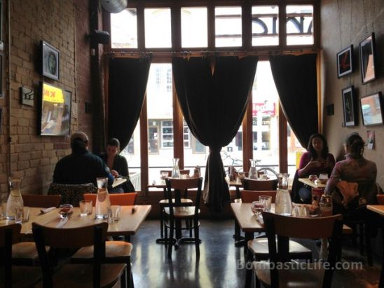 Interior of Insomnia Cafe in Toronto