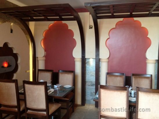 Interior of Nirvana Indian Restaurant
