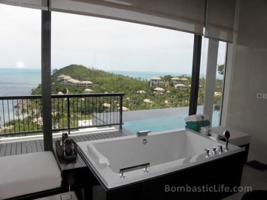 Deep Soaking Tub with a Nice View