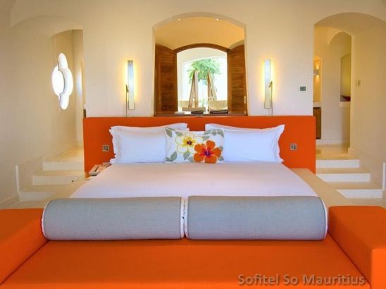 Bedroom of Villa Beaulieu at Sofitel So Mauritius 
