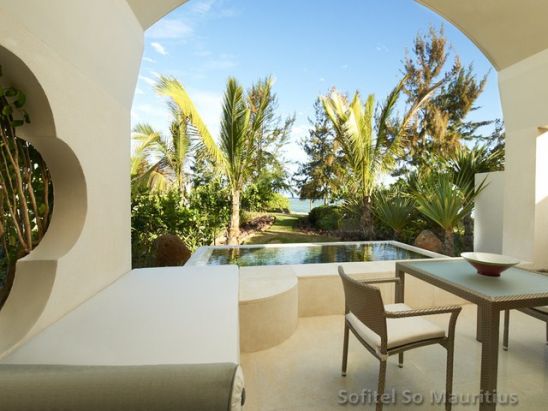 Beach Villa Garden at Sofitel So Mauritius