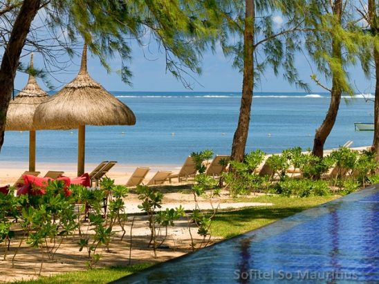 Pool at Sofitel So Mauritius