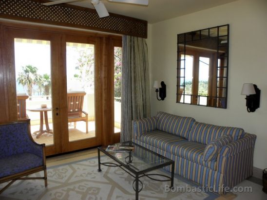Seating Area of Premier Sea-View Room at the Four Seasons Resort in Sharm El Sheik