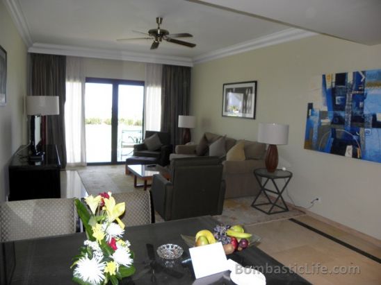 Living Room of our Regency King Suite at the Hyatt Regency Resort Sharm El Sheik, Egypt