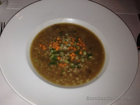 Seared Beef Barley Soup at 1800 Degrees