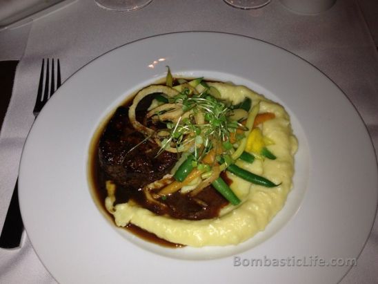 6 oz. Filet Mignon with Mashed Potatoes and Vegetables at 1800 Degrees Restaurant in Toronto