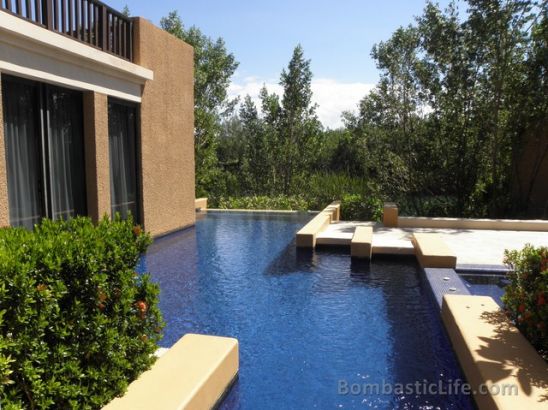 Private Pool of Pool Villa at Banyan Tree Mayakoba in Mexico