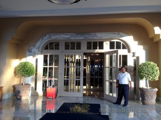 Entrance of The Ritz-Carlton Cancun