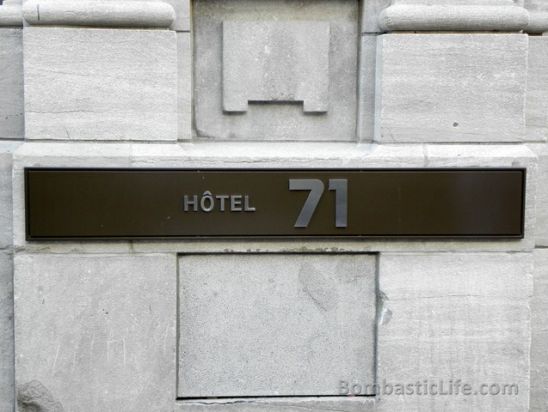 Hotel 71 in Quebec