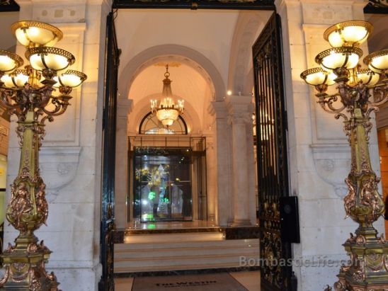 Entrance to the Westin Vendome Hotel - Paris