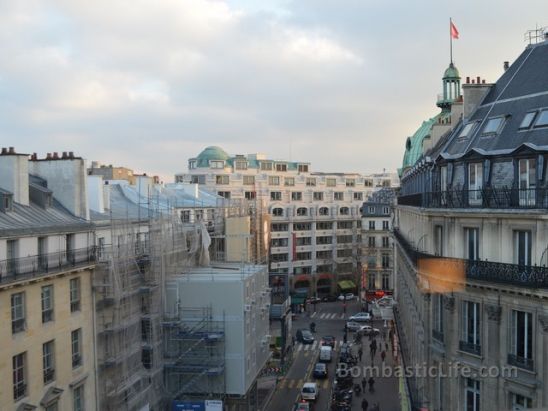 View from our suite W Hotel Paris - Paris, France