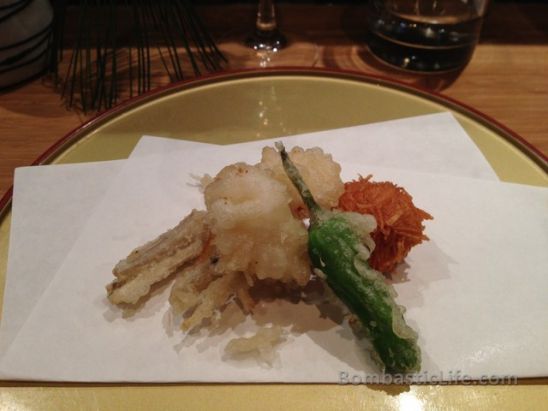 Lobster Tempura with Vegetable Tempura