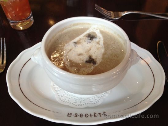 Mushroom Soup at La Societe French Bistro – Toronto, ON