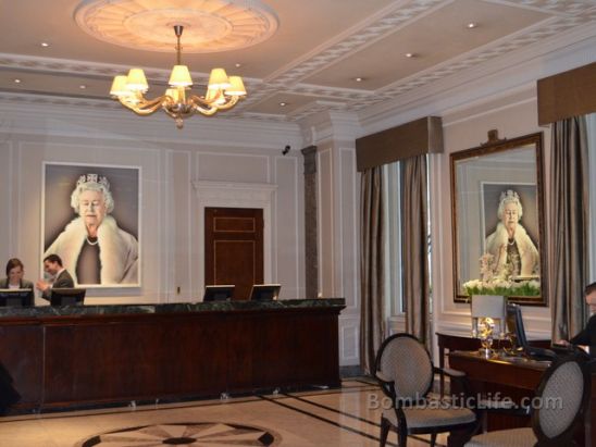 Reception Desk at Churchill Hyatt Regency London