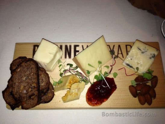 Cheese Plate at Ravine Vineyard Restaurant