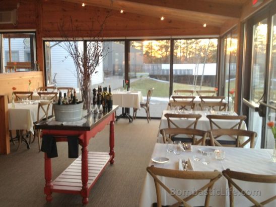 Dining Room of Ravine Vineyard Restaurant