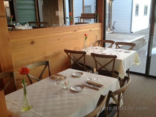 Dining Room of Ravine Vineyard Restaurant
