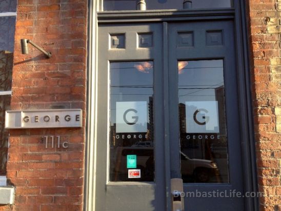 Entrance to George Restaurant in Toronto