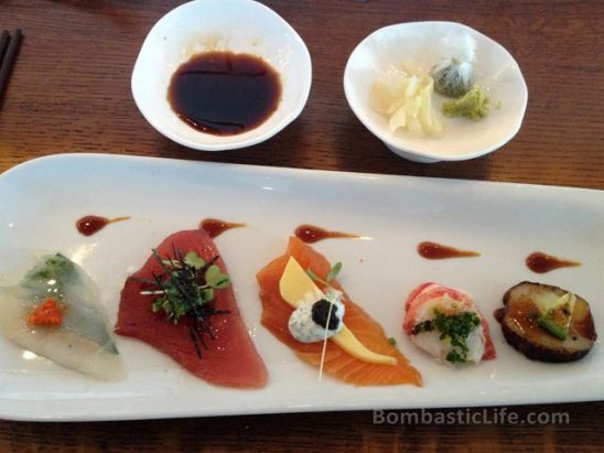 Sashimi Tasting at Bent Restaurant 