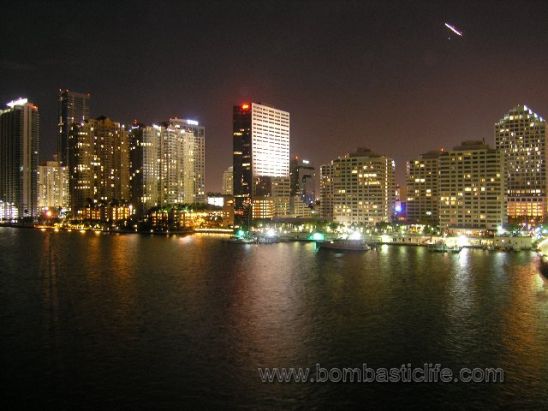 Miami at night from the Mandarin Oriental - Miami