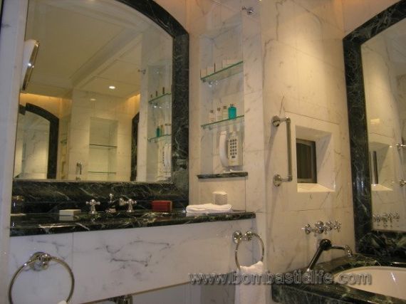Bathroom- Peninsula Hotel - Hong Kong