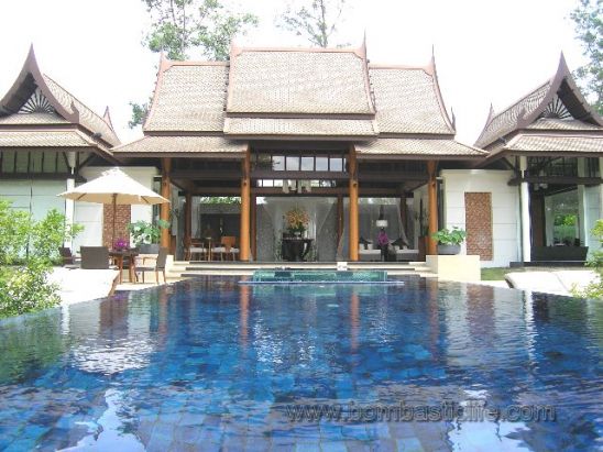 Plunge Pool and Back of Double Pool Villa - Banyan Tree Phuket, Thailand
