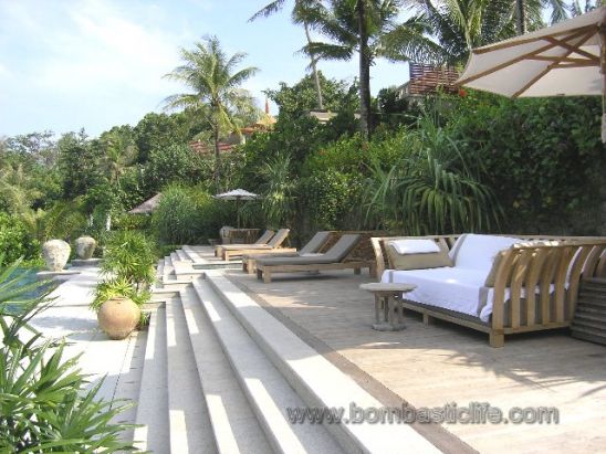 Lounge Area near the Main Pool at Trisara Resort - Phuket, Thailand