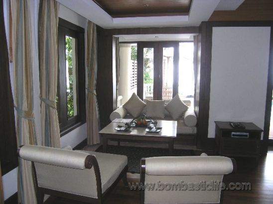 Living Area of Ocean Front Villa - Trisara Resort - Phuket, Thailand