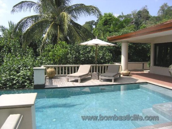 Private Pool from Bedroom of Ocean Front Villa - Trisara Resort - Phuket, Thailand