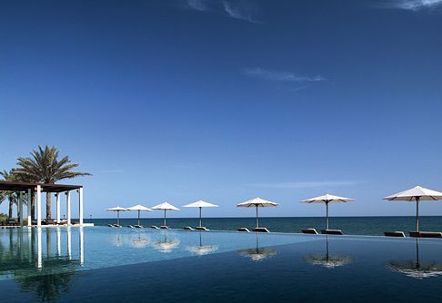 One of the Two Pools at The Chedi Muscat Hotel - Muscat, Oman