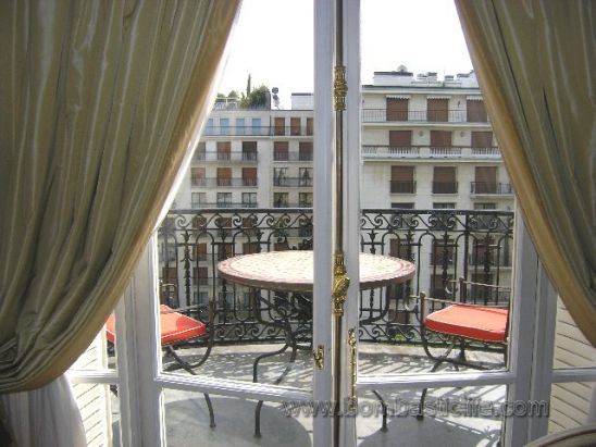 Hôtel Plaza Athénée - Paris, France -- View of Balcony from Junior Suite