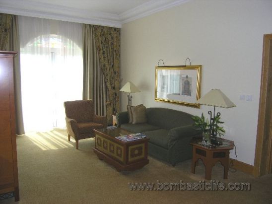 Living Room of Suite at Grand Hyatt Hotel - Muscat, Oman