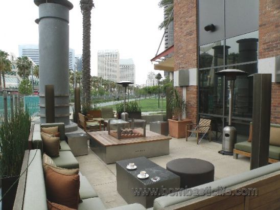 Outdoor Restaurant at Hilton San Diego Gaslamp Quarter - San Diego, California