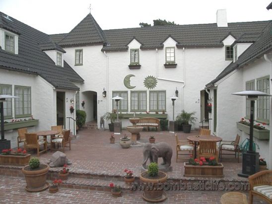 Courtyard of L'Auberge - Carmel By The Sea, California