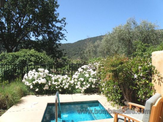 Private Pool of our Room - Bernardus Lodge - Carmel Valley, California