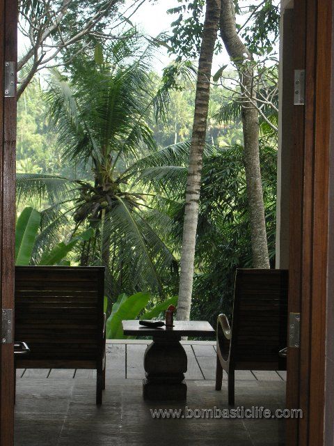 Entrance to Villa - Four Seasons Resort - Sayan, Bali --- 5 Star, Luxury Resort in Bali, Indonesia