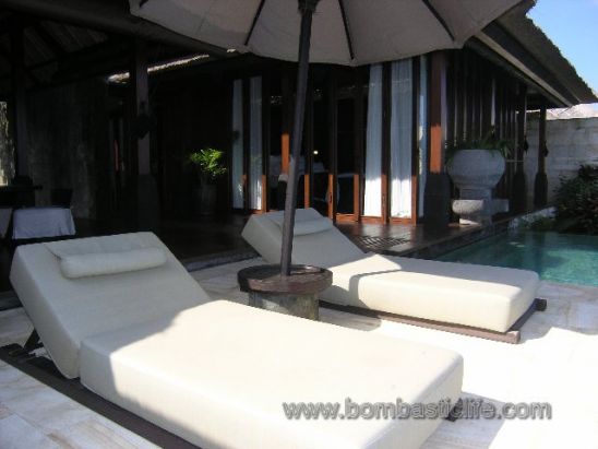 Pool and Lounge Chairs at Bulgari Hotel and Resort in Bali