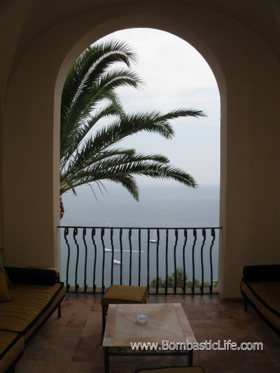 View from Private Balcony - San Domenico Palace Hotel - Taormina, Italy