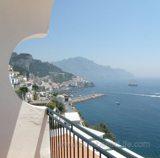 View from Deck of Room - Santa Caterina - Amalfi, Italy