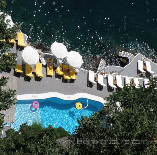 View of Pool from Hotel - Santa Caterina - Amalfi, Italy