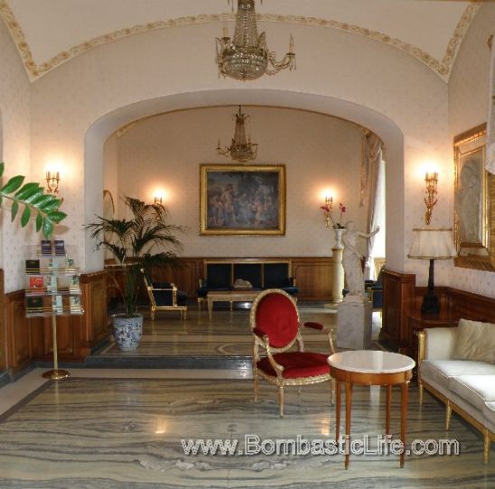 Lobby of Grand Hotel Parkers - Napoli, Italy