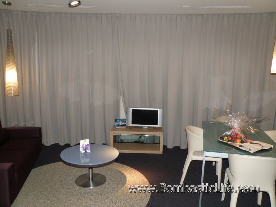 Living Room of Executive Suite Bedroom at T Hotel - Cagliari, Sardinia