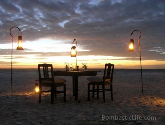 Private Dinner at Mnemba Island